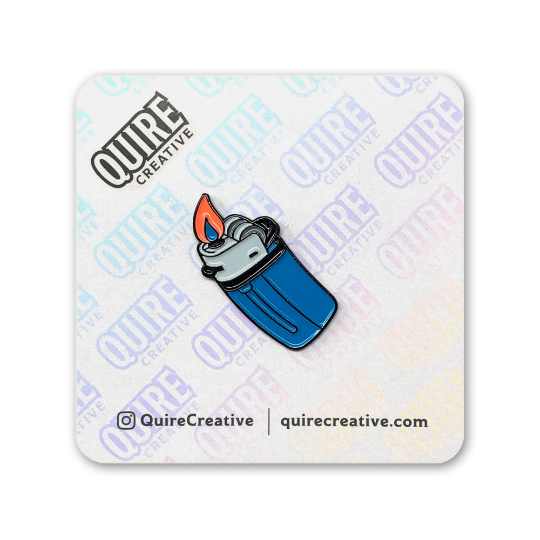 Mini Lighter - Enamel Pin