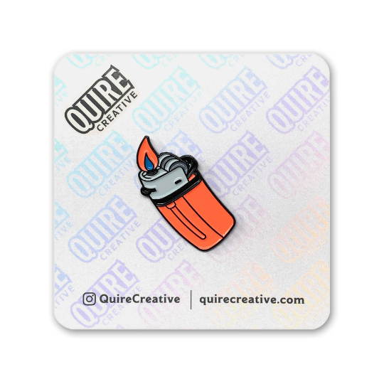 Mini Lighter - Enamel Pin