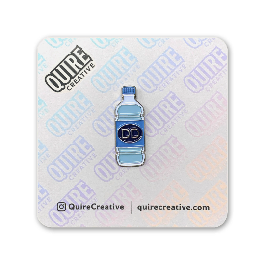 DD Designated Driver - Enamel Pin/ Water Bottle