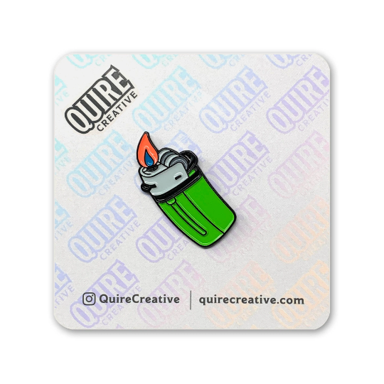Mini Lighter - Enamel Pin