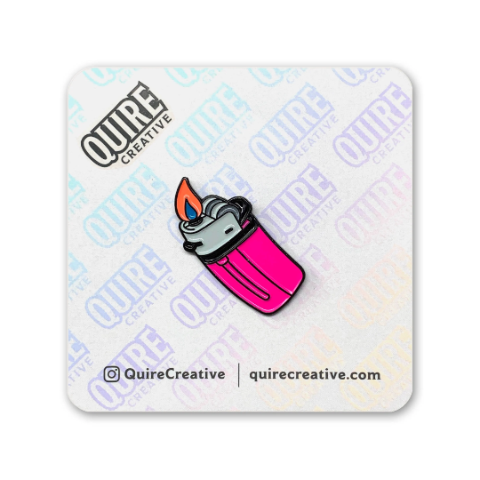 Mini Lighter - Enamel Pin
