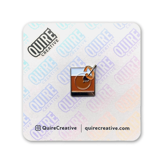 Old Fashioned Cocktail - Enamel Pin