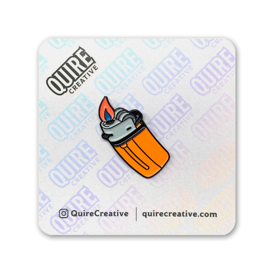 Mini Lighter - Enamel Pin