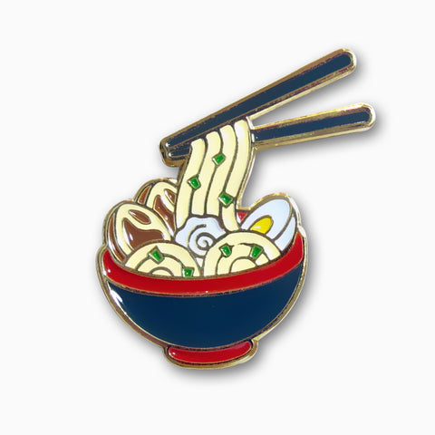 Ramen Bowl Lapel Pin | Wear Your Love for Ramen on Your Sleeve | Cute and Unique Fashion Accessory