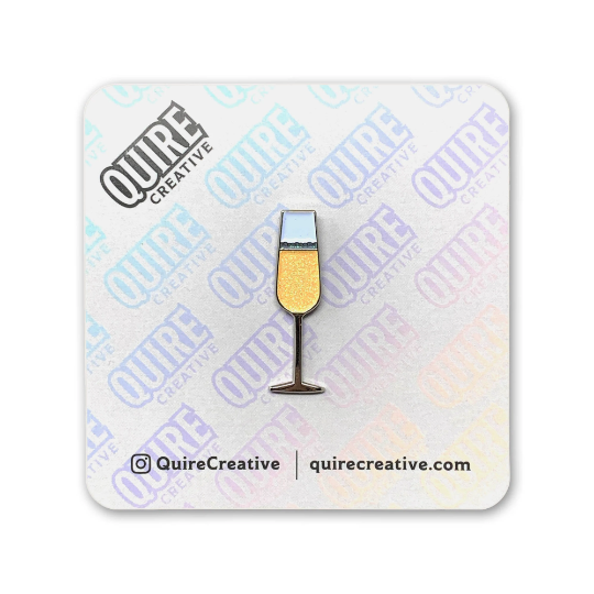 Champagne - Enamel Pin