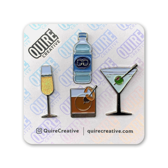 Martini Cocktail - Enamel Pin