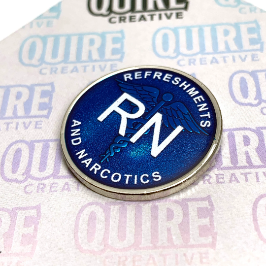 Refreshments and Narcotics - Enamel Pin